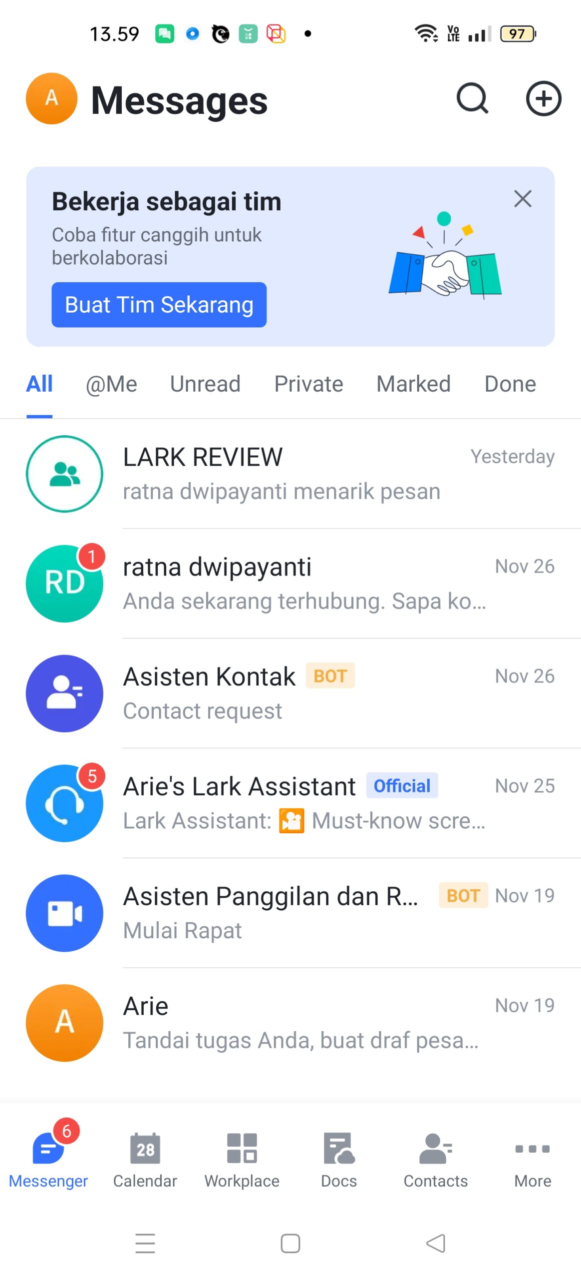 review aplikasi Lark