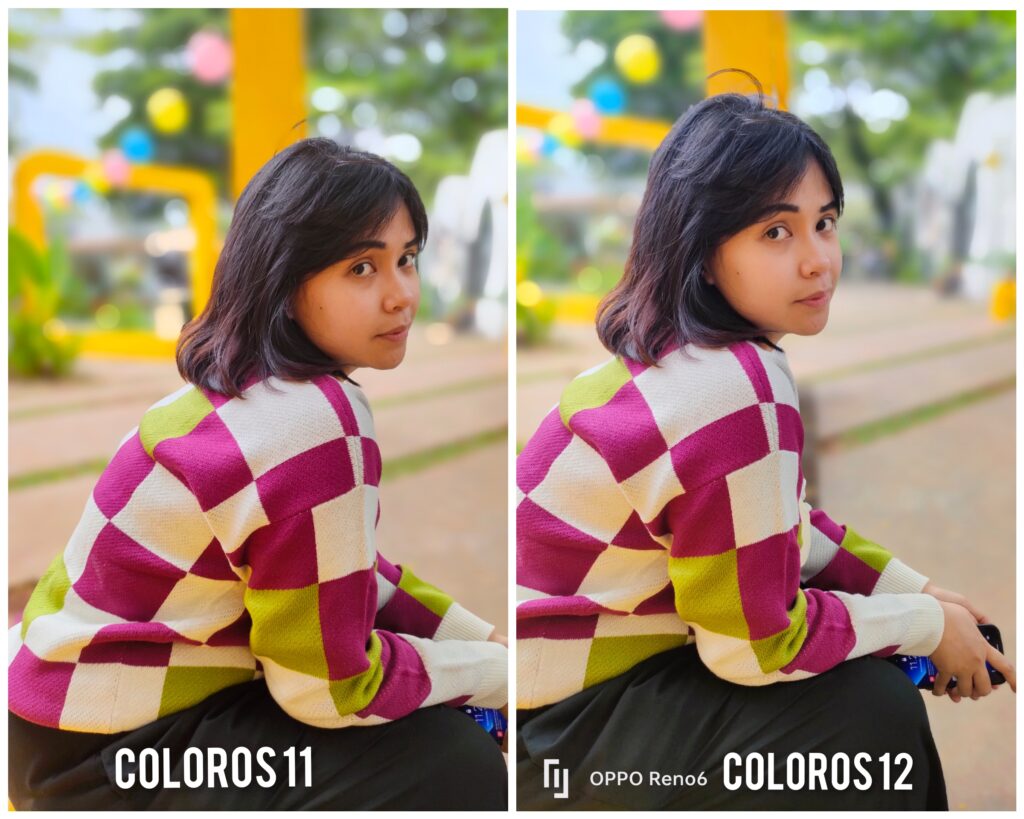 Bedanya Hasil Foto Portrait Reno6 Versi ColorOS 12 & Versi ColorOS 11
